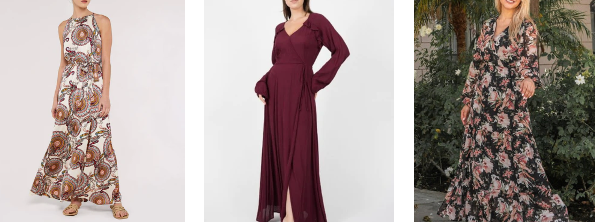 Boutique Maxi Dresses for Fall