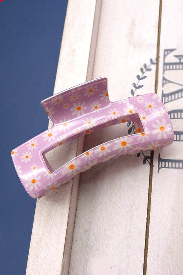Jumbo Floral Hair Clips