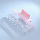 Large Clear Pastel Hair Claw Clips