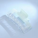 Large Clear Pastel Hair Claw Clips