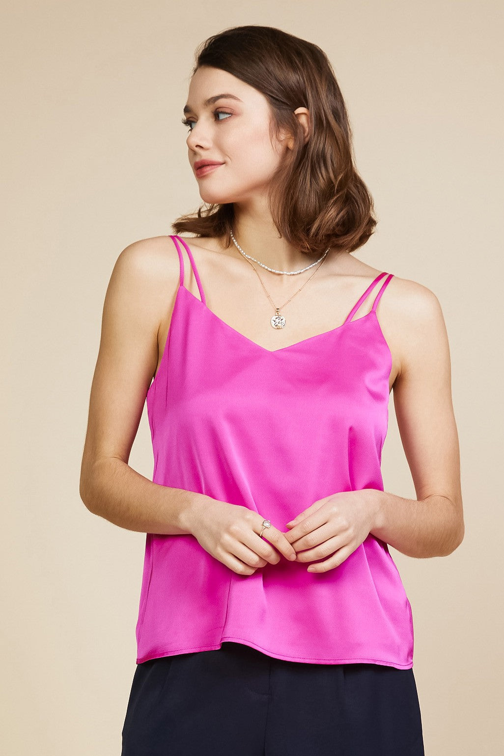 Recycled Double Strap Cami Top