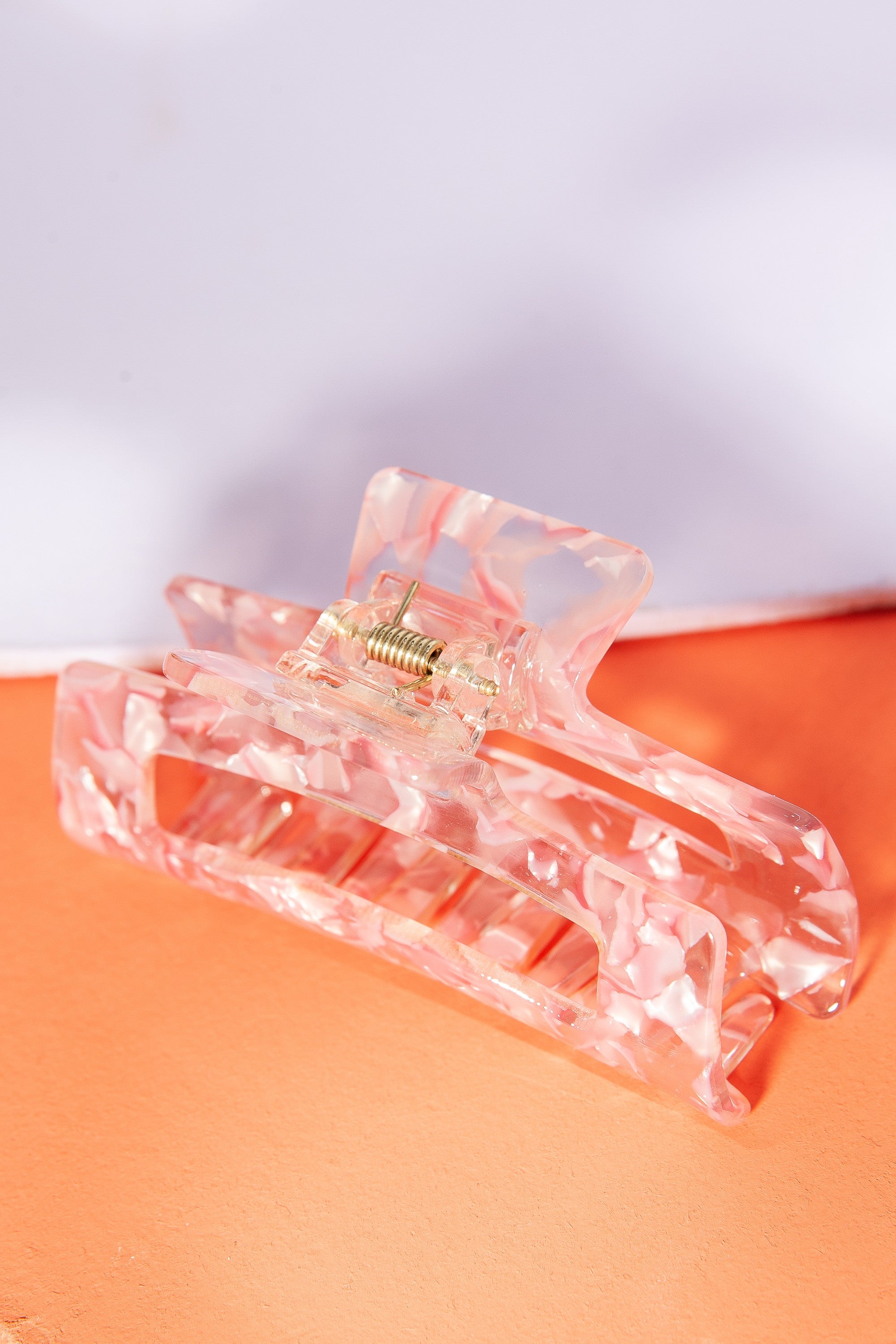 Rectangle Colorful Hair Claw Clip
