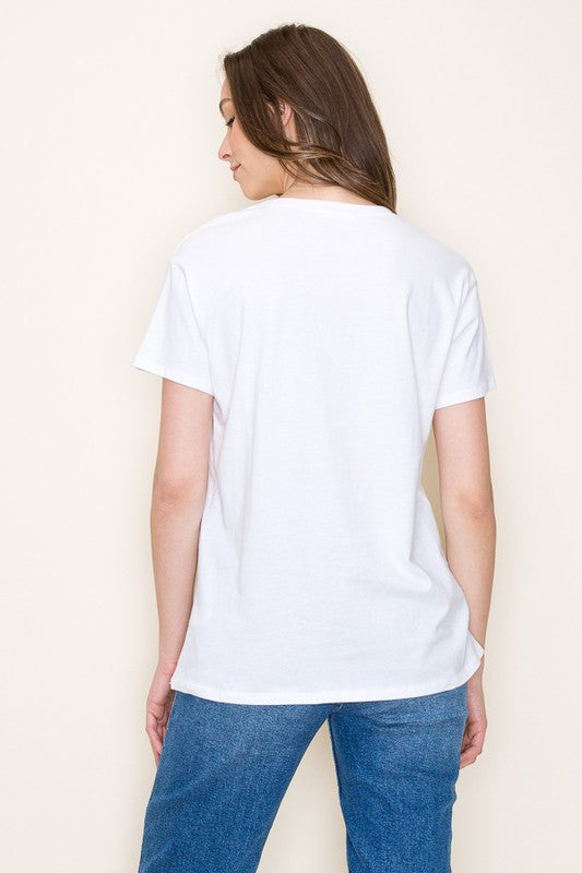 Free Bird Eagle Graphic Top