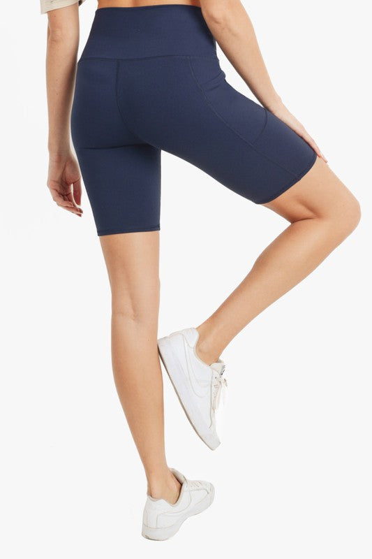Tapered Band Essential Biker Shorts