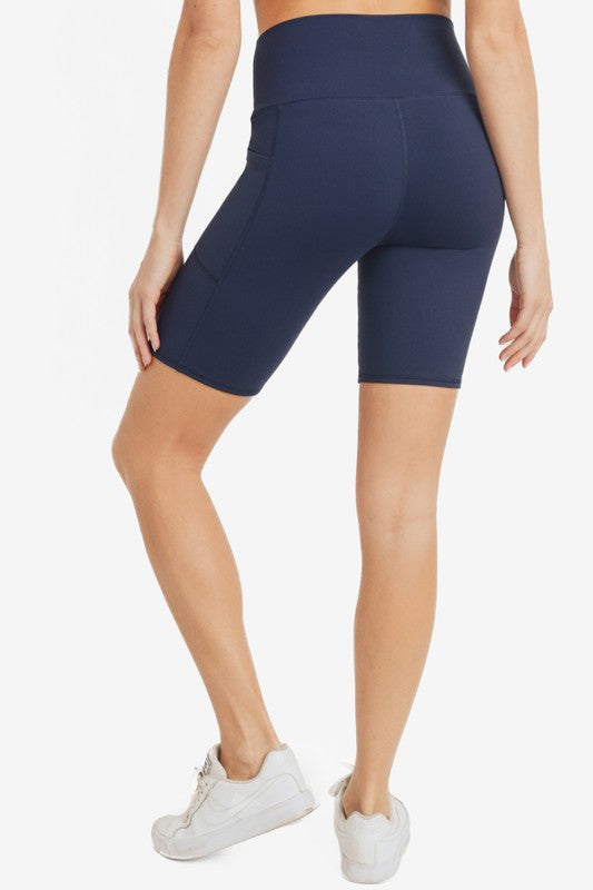 Tapered Band Essential Biker Shorts