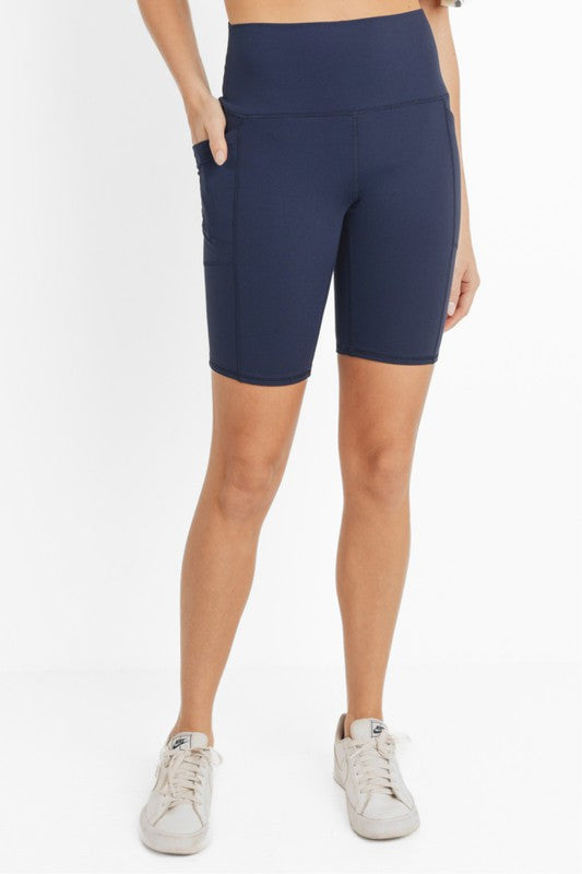 Tapered Band Essential Biker Shorts