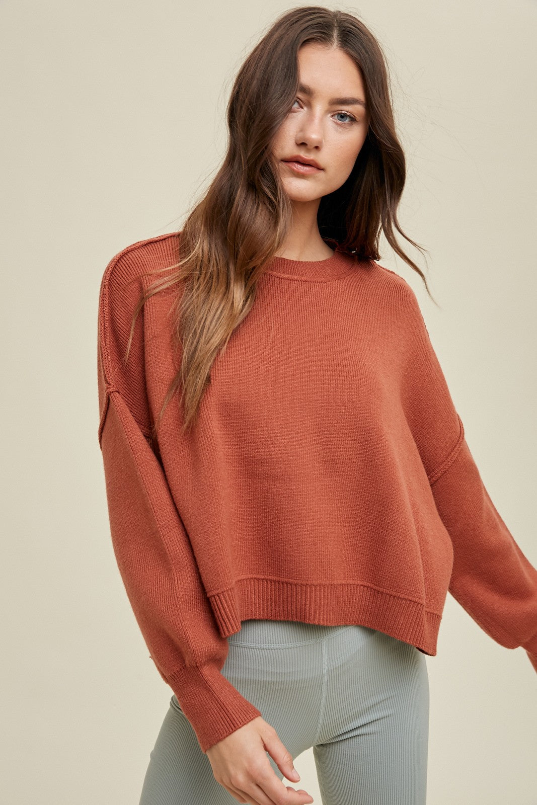 Relaxed Crop Sweater