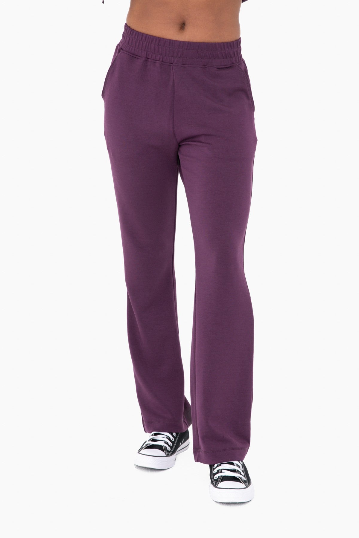 Modal Blend High Waist Pants