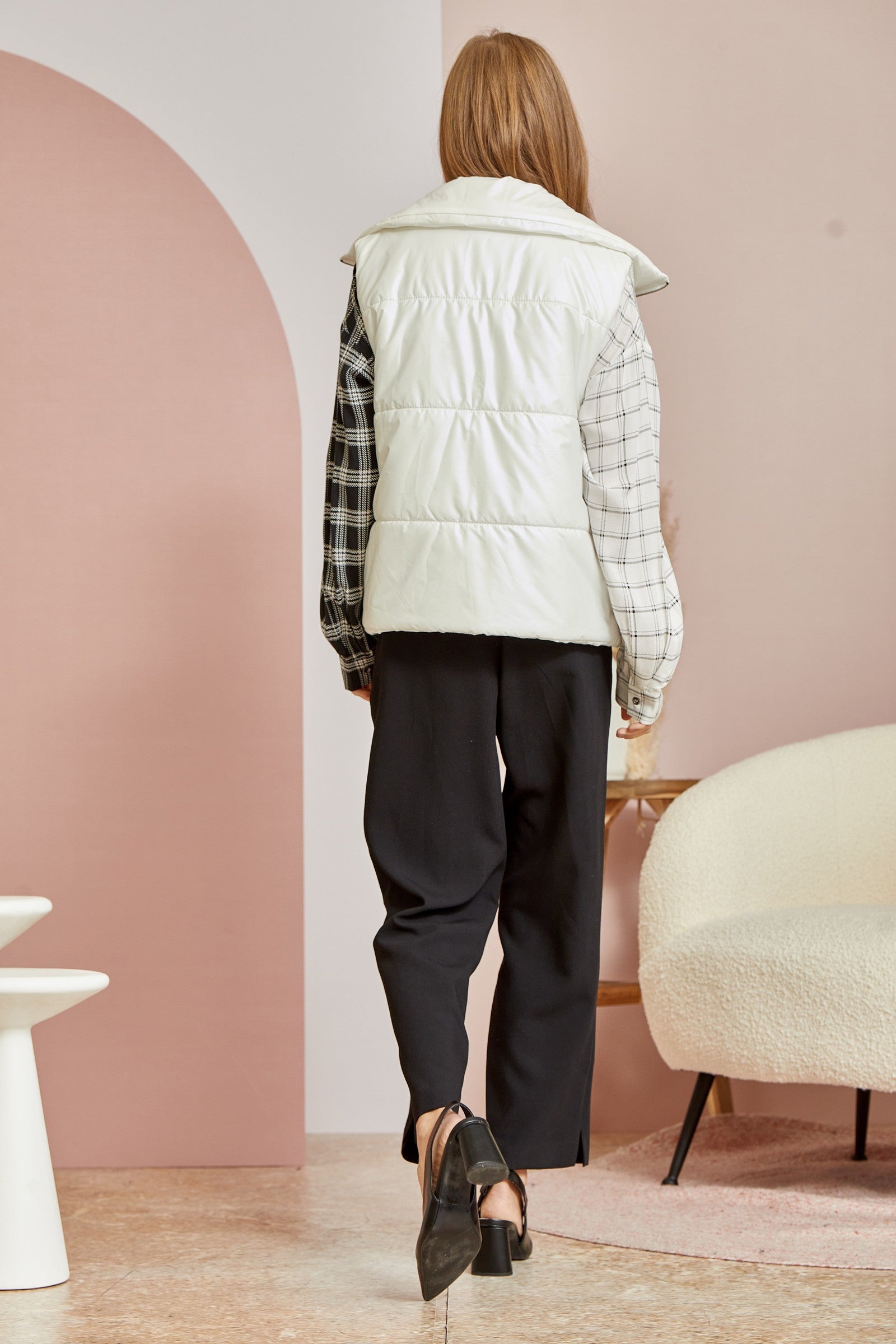 Zip Up Puffer Vest