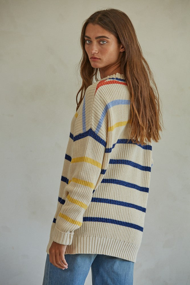 Stripe Knit Sweater
