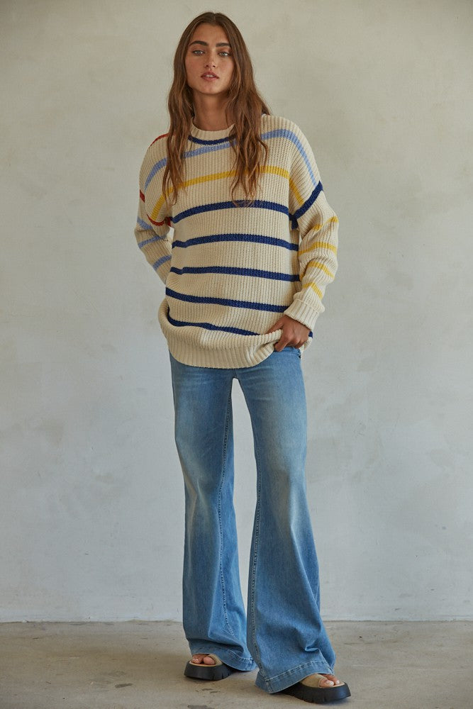 Stripe Knit Sweater