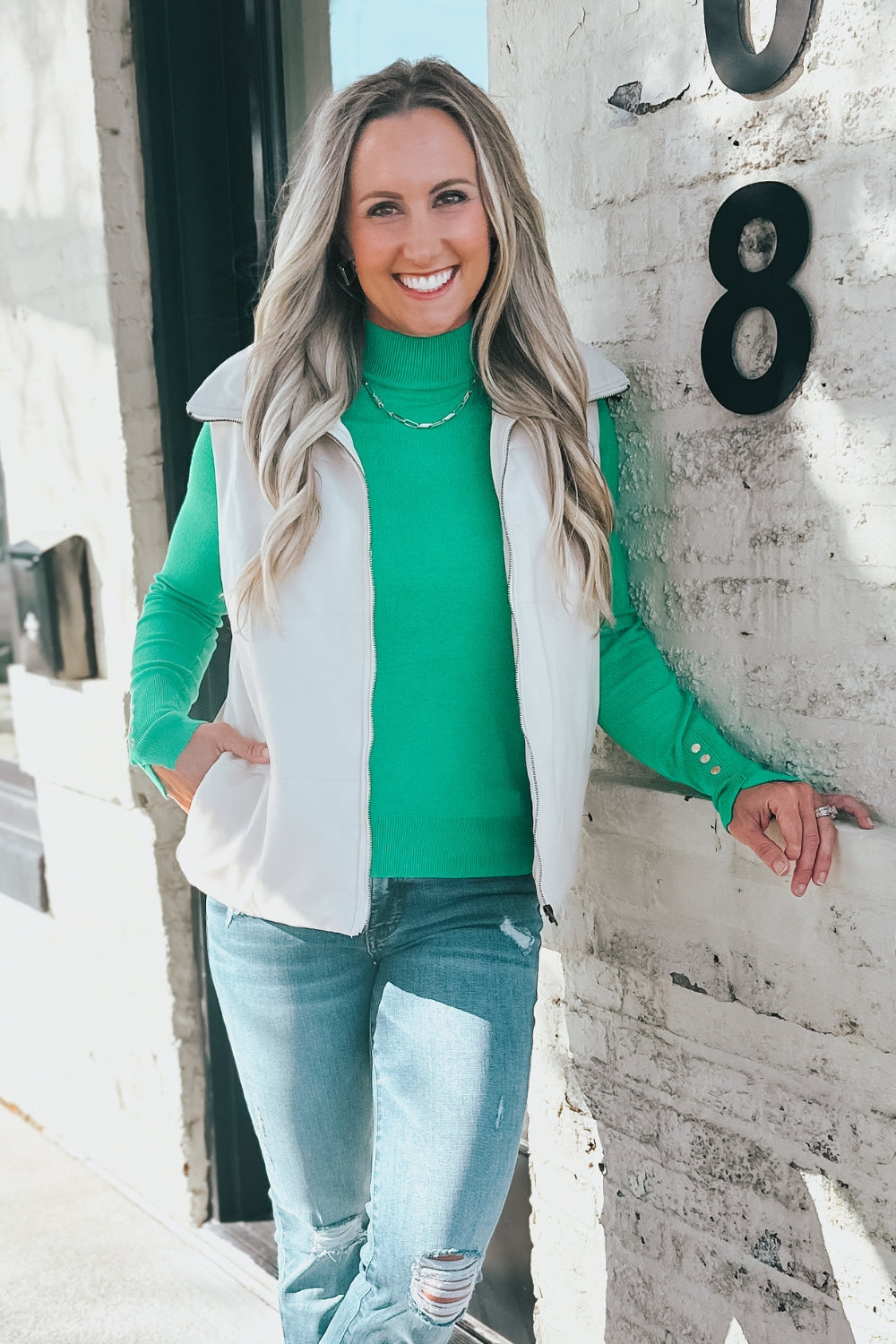 Zip Up Puffer Vest