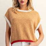Mineral Washed Sleeveless Sweater