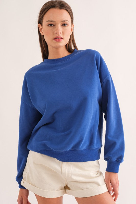Solid Lounge Pullover Top