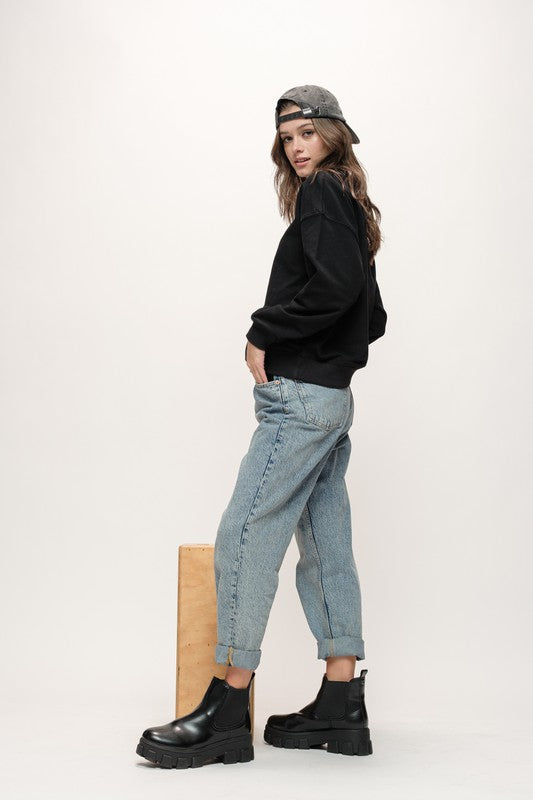 Solid Lounge Pullover Top