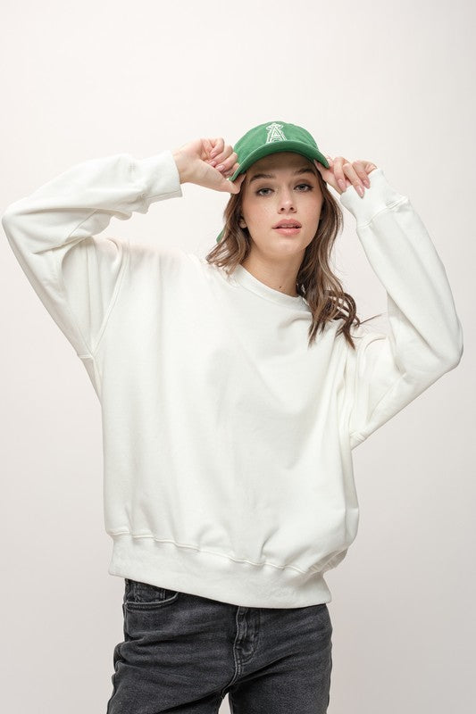 Solid Lounge Pullover Top