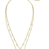 Elisa Pearl Multi Strand Necklace