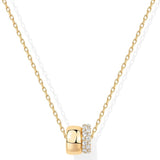 Rondelle Pendant Necklace