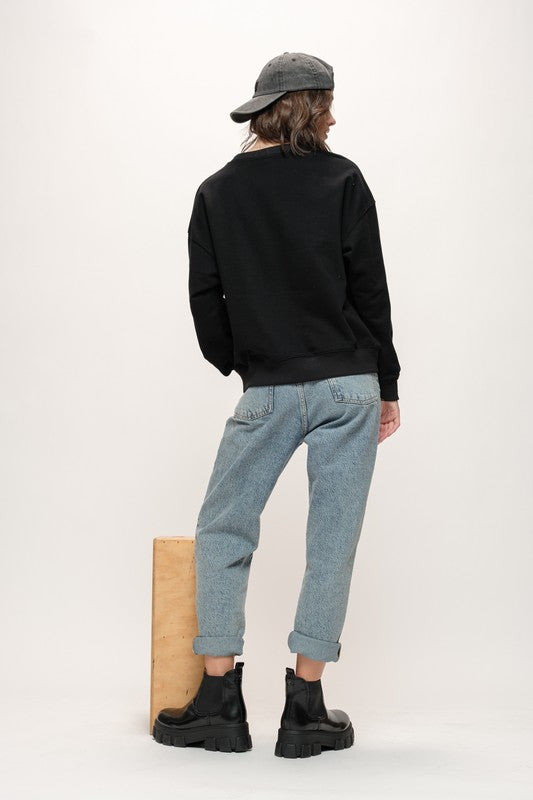 Solid Lounge Pullover Top