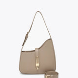 Havana Asymmetrical Shoulder Bag with Lock