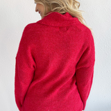 Long Oversized Turtleneck Sweater