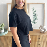 Sway Textured Cropped Top