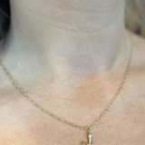 Crystal Letter Pendant Necklace