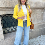 Recycled Shirred Sleeve Blazer
