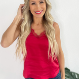 Lace Trim Cami Top