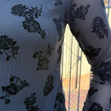 Floral Lace Long Sleeve Layering Top