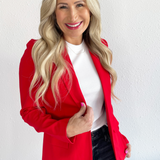 Knit Sleeve Blazer