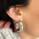 Chunky Hoop Earrings