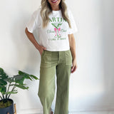 Meg High Rise Wide Leg Pant