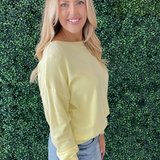 Rolled Boat Neck Light Sweater