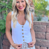 Button Up Fitted Vest