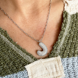 Bubble Initial Necklace