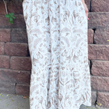 Tiered Flowy Maxi Skirt
