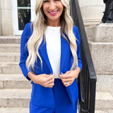 Recycled Shirred Sleeve Blazer