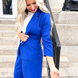 Recycled Shirred Sleeve Blazer