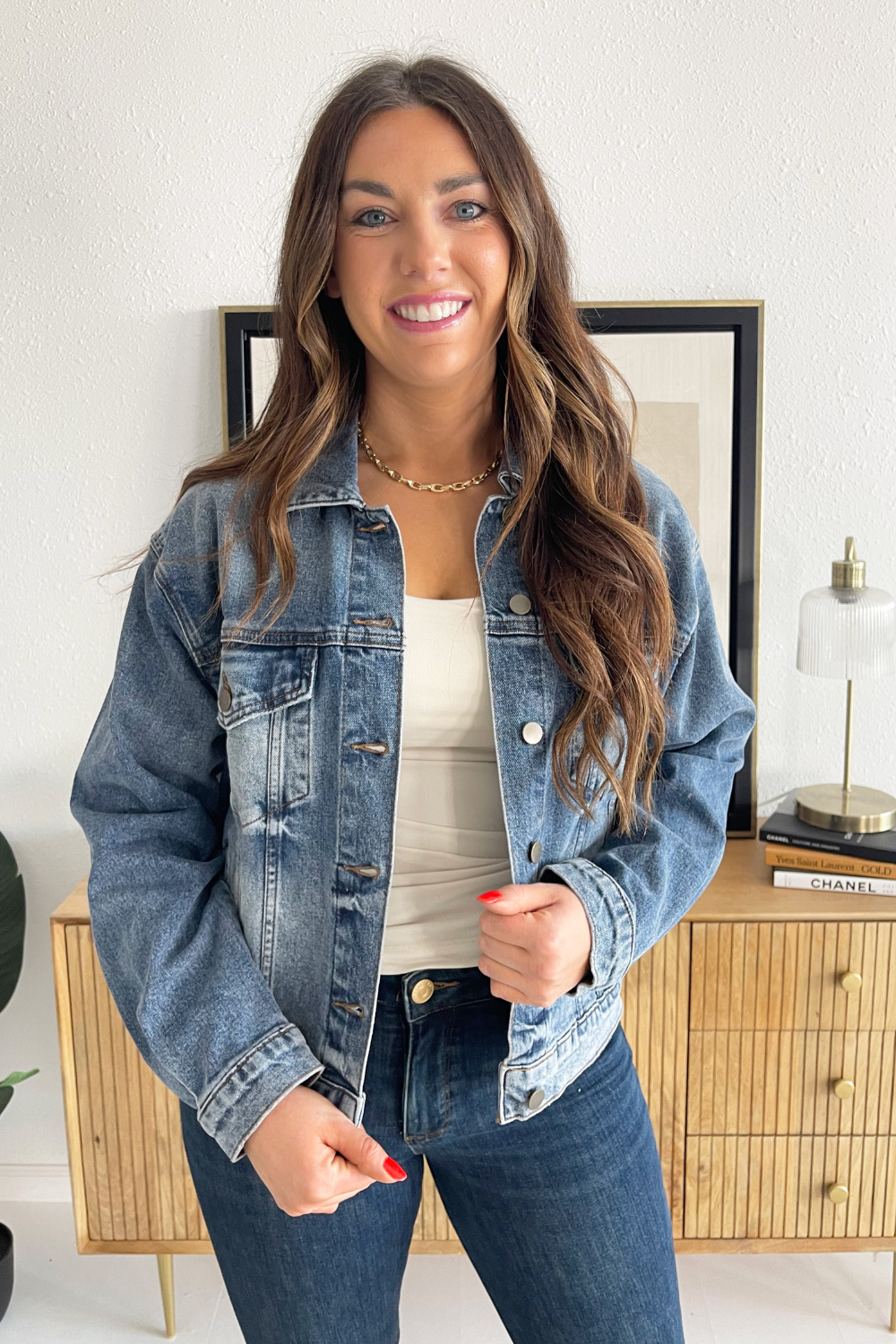 Liz Trucker Drop Shoulder Jacket