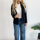 Knit Sleeve Blazer