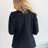 Knit Sleeve Blazer