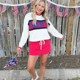 America Graphic Sweater