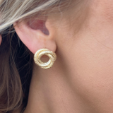 Interlocked Circle Earrings