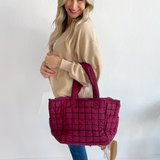 Dreamer Quilted Puffer Tote