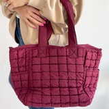 Dreamer Quilted Puffer Tote
