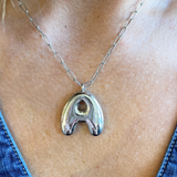 Bubble Initial Necklace