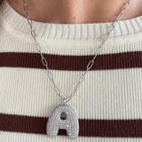 Bubble Initial Necklace