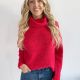 Long Oversized Turtleneck Sweater