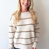 Crewneck Striped Sweater